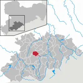 Kaart van Geyer (Duitsland)