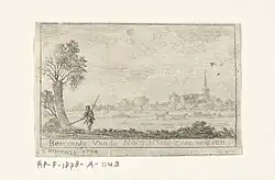 Gezicht op Bercoude Simon Klapmuts (1774)