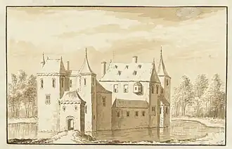 Fantasieafbeelding van Coebel door Abraham Rademaker