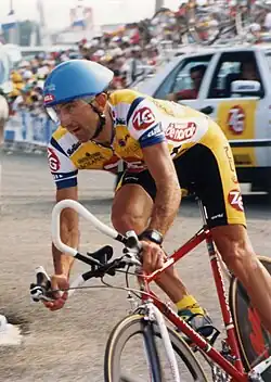 Giancarlo Perini tijdens de proloog van de Ronde van Frankrijk 1993