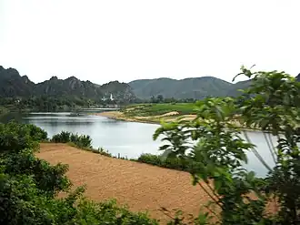 De Gianh-rivier in Tuyên Hóa, Quảng Bình
