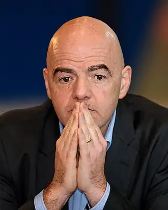 Infantino in 2017