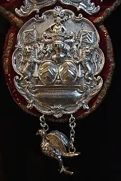 Alliantiewapen van Voorspoel-van Voorspoel