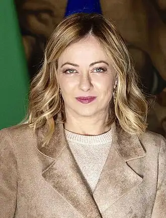 Giorgia Meloni in 2024