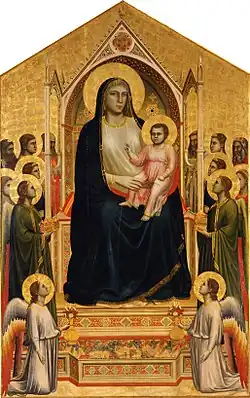 Maestà van Ognissanti, ca.&nbsp;1310-1311, tempera en goud op paneel, Uffizi, Florence
