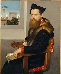 Portret van canon Bartolomeo Bonghi