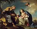 Giambattista Pittoni: Rest on the Flight into Egypt (1725)