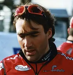 Giovanni Fidanza tijdens Parijs-Nice 1997