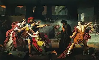 Eteocles en Polynices door Giovanni Silvagni