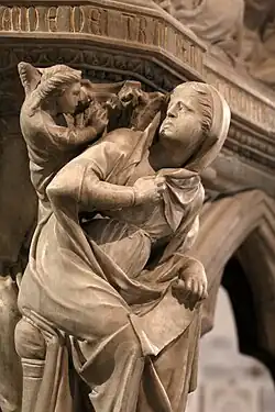 Giovanni Pisano, Kansel met sibille, 1298-1301, Sant'Andrea, Pistoia