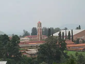 Zicht op de voorstad Mushasha van Gitega.
