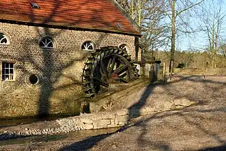 Waterrad van de Gitstappermolen in 2008