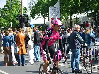 Giuseppe Guerini tijdens Rund um den Henninger-Turm 2003.