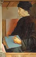 Postuum portret door Pedro Berruguete en Justus van Gent, omstreeks 1474