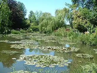 L'étang aux nympheas, de tuin van Claude Monet