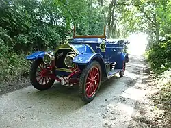 Gladiator Type P uit 1910 gebouwd in Puteaux