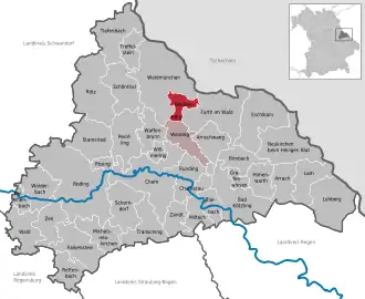 Kaart van Gleißenberg