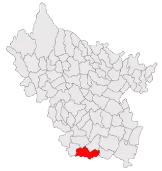 Kaart van Glodeanu-Siliștea