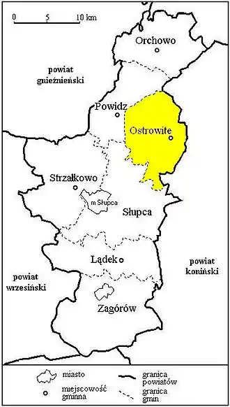 Ligging in het woiwodschap