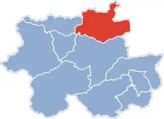 Ligging in het woiwodschap