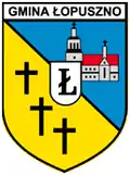 Wapen van gemeente Łopuszno