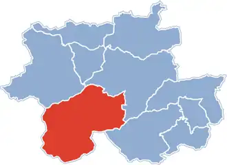 Ligging in het woiwodschap