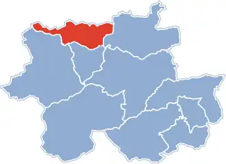 Ligging in het woiwodschap