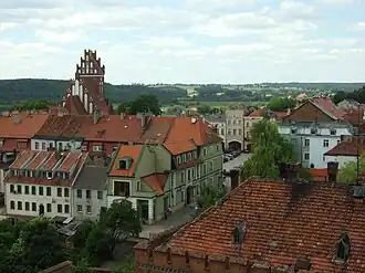 Gniew vanaf het kasteel