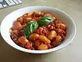 Gnocchi met een tomaten-chorizo-saus