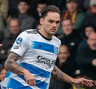 Kersten in 2024 spelend voor PEC Zwolle