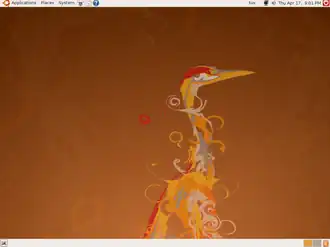 Gobuntu 8.04, beta versie