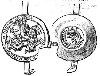 Zegel van Godfried van Aarschot