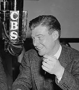 Arthur Godfrey voor CBS in 1938