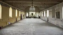 De voormalige ziekenzaal