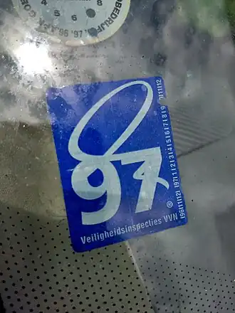 Goedkeuringskrul sticker