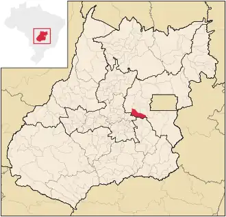 Kaart van Abadiânia