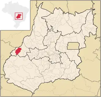 Kaart van Bom Jardim de Goiás