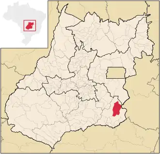 Kaart van Campo Alegre de Goiás