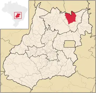 Kaart van Cavalcante