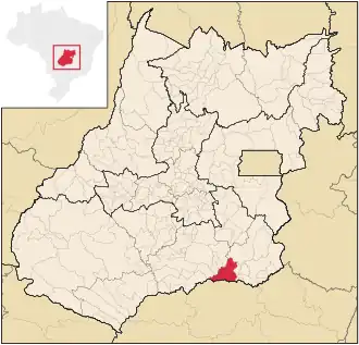 Kaart van Corumbaíba