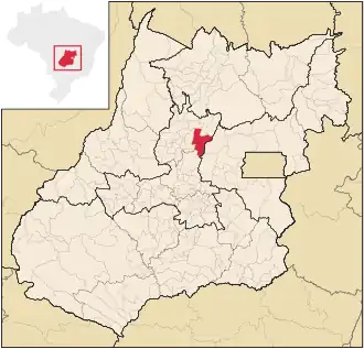 Kaart van Goianésia