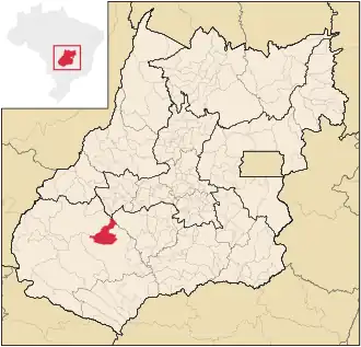 Kaart van Montividiu