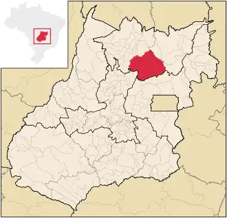 Kaart van Niquelândia