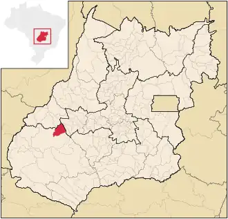 Kaart van Palestina de Goiás