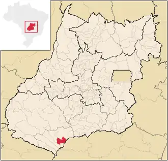 Kaart van Paranaiguara