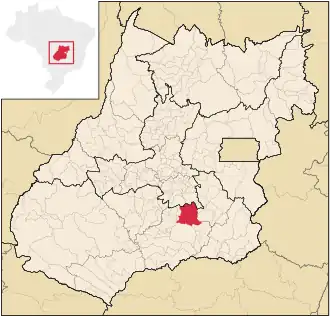 Kaart van Piracanjuba