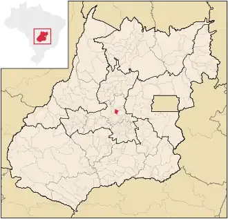 Kaart van Santa Rosa de Goiás