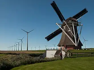 Poldermolen Goliath in Eemshaven