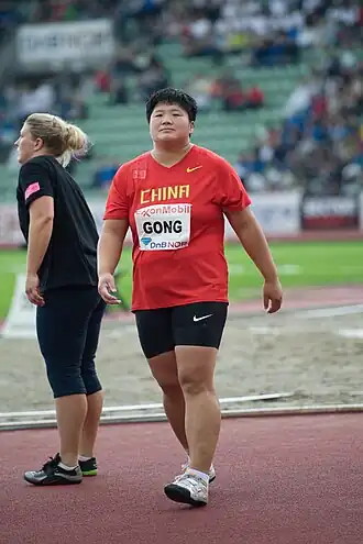 Gong Lijiao bij de Bislet Games van 2011