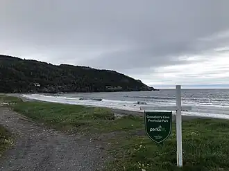 Toegangsbord van het park